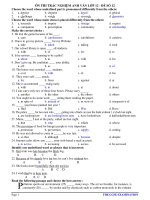 ÔN THI TRẮC NGHIỆM ANH VĂN LỚP 12 - ĐỀ SỐ 12 pot