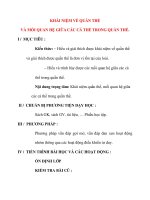 Giáo án Sinh Học lớp 12 Ban Tự Nhiên: KHÁI NIỆM VỀ QUẦN THỂ VÀ MỐI QUAN HỆ GIỮA CÁC CÁ THỂ TRONG QUẦN THỂ. pps