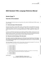 Draft of IEEE Standard VHDL Language Reference Manual pptx