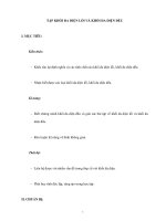 TẬP KHỐI ĐA DIỆN LỒI VÀ KHỐI ĐA DIỆN ĐỀUI. MỤC TIÊU:Kiến thức: pot