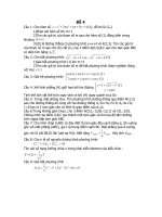 Đề ôn tập môn toán - đề 30 ppt