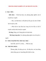 Giáo án Sinh Học lớp 12 Ban Tự Nhiên: PHƯƠNG PHÁP NGHIÊN CỨU DI TRUYỀN NGƯỜI. potx