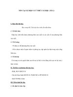 TỒN TẠI XÃ HỘI VÀ Ý THỨC XÃ HỘI (Tiết 2) pdf