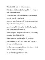 Tình hình đất mặn và đất chua mặn ppsx