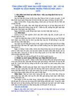 Bài 13: Tình hình Việt Nam sau hiệp định Giơ - ne - vơ và nhiệm vụ cách mạng thời kì đổi mới 1954 - 1975 doc