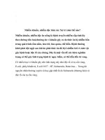 Nhiễm khuẩn, nhiễm độc thức ăn: Xử trí như thế nào? docx