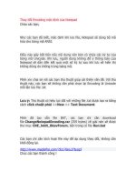 Thay đổi Encoding mặc định của Notepad potx