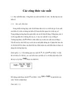 Các công thức xác suất trong môn xác suất thống kê - 1 doc