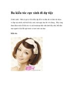 Ba kiểu tóc cực xinh đi dự tiệc docx