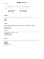 BÀI TẬP VỀ Anđehit docx