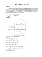 BÀI TẬP THỦY LỰC No3 pptx
