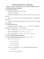 phương trình bậc hai và ứng dụng pdf