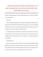 Triết Học: Phân tích nội dung quy luật mâu thuẫn của phép biện chứng duy vật ppt