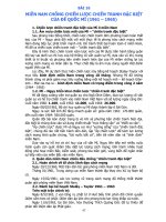 Bài 16: Miền Nam chống chiến tranh đặc biệt của đế quố Mĩ năm (1961 - 1965) ppt