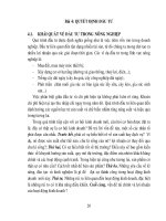 BÀI GIẢNG QUẢN LÝ SẢN XUẤT NÔNG NGHIỆP - BÀI 4 docx