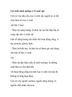 Các kiểu dinh dưỡng ở Vi sinh vật pps