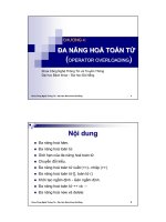 CHƯƠNG 4: ĐA NĂNG HOÁ TOÁN TỬ (OPERATOR OVERLOADING) pptx