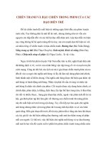 CHIẾN TRANH VÀ HẬU CHIẾN TRONG PHIM CỦA CÁC ĐẠO DIỄN TRẺ docx