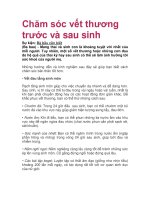 Chăm sóc vết thương trước và sau sinh ppsx