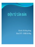 Bài giảng: Điện tử căn bản_Bộ môn hệ thống nhúng ppsx