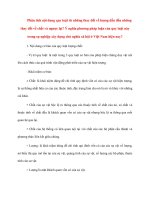 Triết Học: Phân tích nội dung quy luật từ những thay đổi về lượng dẫn đến những thay về chất và ngược lại pptx