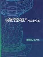 Fundamentals of Finite Element Analysis phần 1 pdf