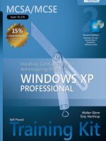 Microsoft windows xp professional exam 70 - 270 phần 1 ppsx