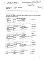 Đề thi cao học trường Đại Học Ngoại Thương pdf