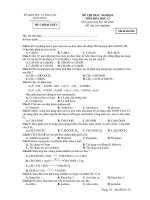 ĐỀ THI TRẮC NGHIỆM MÔN HÓA HỌC 12 - Mã đề thi 536 doc