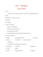 Giáo án Tiếng Anh lớp 10: Unit5: THE MEDIA Lesson 4: Read pps