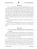 Đề thi môn luật tố tụng dân sự (kèm lời giải) - Đề 17 potx