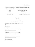 MẪU BIÊN BẢN Vi phạm hành chính về viễn thông docx