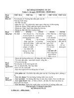 Giáo án mầm non tuần 1 doc