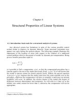 Analysis and Control of Linear Systems - Chapter 4 ppt