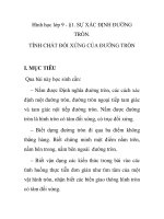 Hình học lớp 9 - §1. SỰ XÁC ĐỊNH ĐƯỜNG TRÒN. TÍNH CHẤT ĐỐI XỨNG CỦA ĐƯỜNG TRÒN ppsx