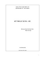 Giáo trình về kỹ thuật xung - số ppsx