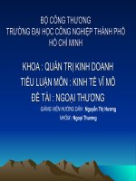 Đề tài: Ngoại thương pdf