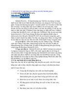 Mô hình bố trí mặt bằng sản xuất tại siêu thị Melinh plaza pptx