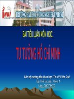 BAI THUYET TRINH TU TUONG HCM VE XAY DUNG NHA NUOC pptx