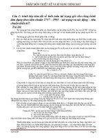 dề cương nhập môn thiết kế đh GTVT