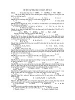 ĐỀ ÔN TẬP HÓA HỌC CƠ BẢN - ĐỀ SỐ 3 ppsx