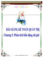 Bài giảng kế toán quản trị_Chương 5: Phân tích biến động chi phí doc