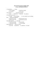 BÀI TẬP ÔN THI TỐT NGHIỆP THPT Lesson 6: REPORTED SPEECH pptx