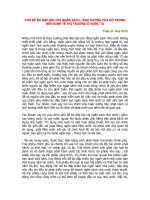 THU ĐỂ BÙ ĐẮP BỘI CHI NGÂN SÁCH : ẢNH HƯỞNG CỦA NÓ TRONG NỀN KINH TẾ THỊ pot