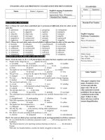 Proficiency specimen paper 3