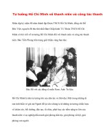 Tài liệu Tư tưởng Hồ Chí Minh: Tư tưởng Hồ Chí Minh về thanh niên và công tác thanh niên ppt