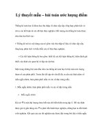 Lý thuyết mẫu – bài toán ước lượng điểm trong thống kê - 1 pptx