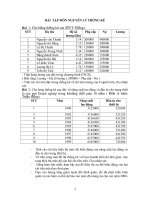 Bài tập môn nguyên lý thống kê pdf