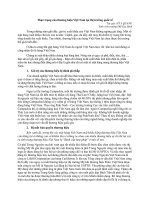 Thực trạng thương hiệu việt trên trường quốc tế potx