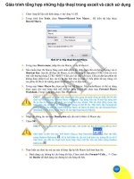 Giáo trình tổng hợp những hộp thoại trong excell và cách sử dụng phần 1 pps